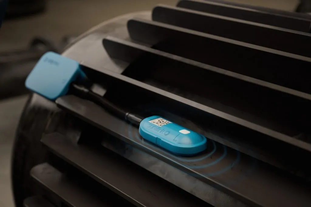 Soralink sensor installed on industrial equipment